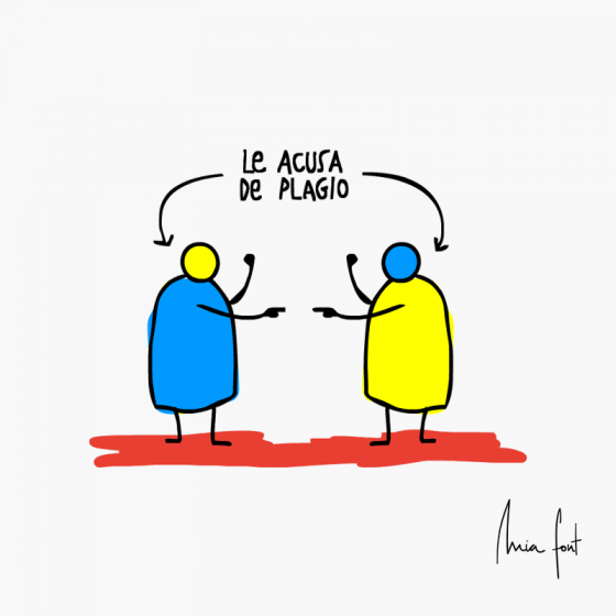 Le acusa de plagio