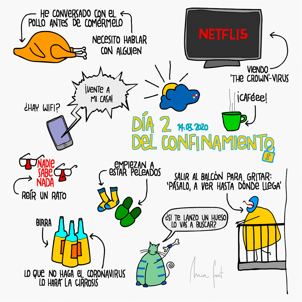 'Diario de confinamiento' by Mia Font