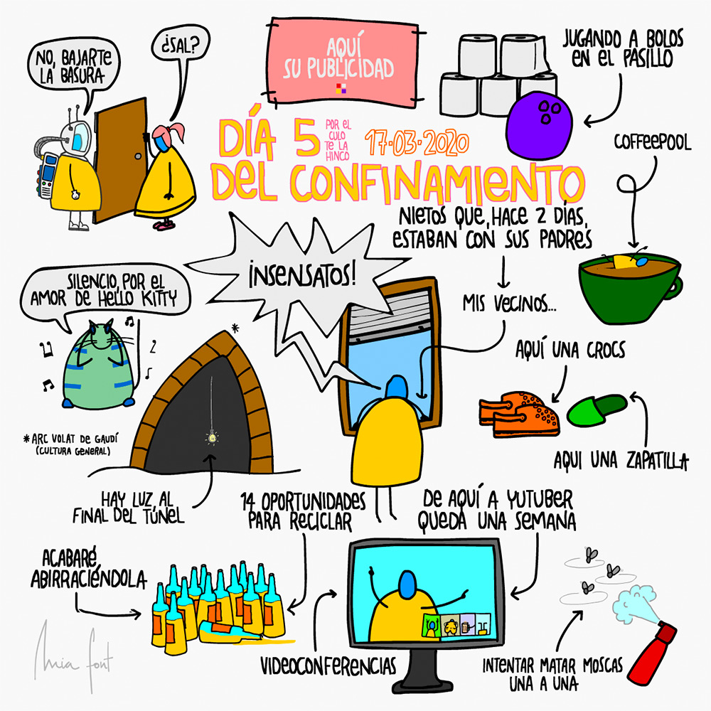 'Diario de confinamiento' by Mia Font