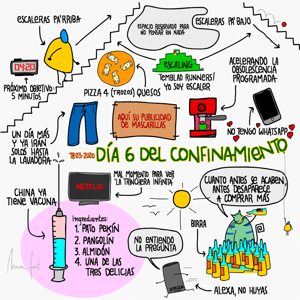 'Diario de confinamiento' by Mia Font