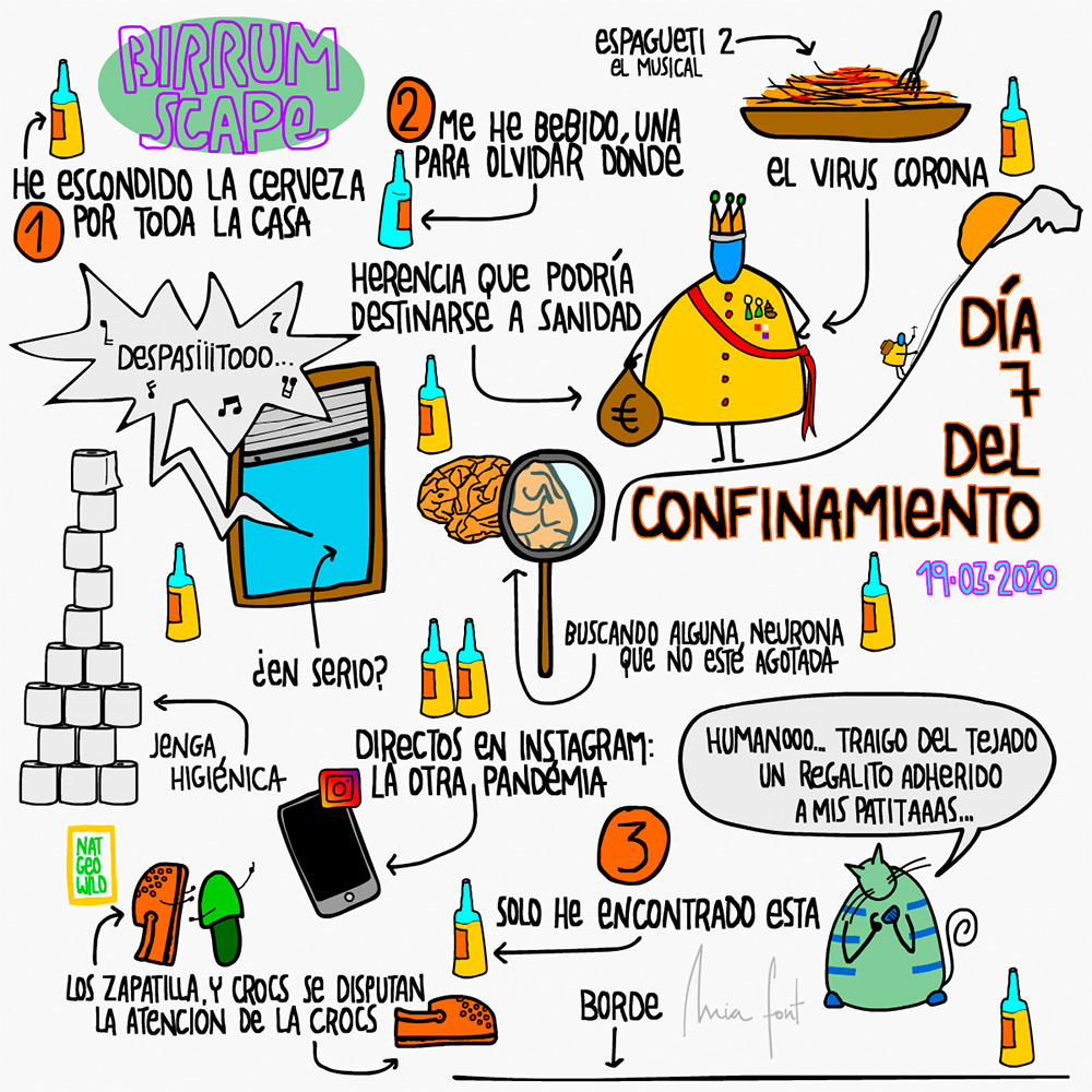 'Diario de confinamiento' by Mia Font